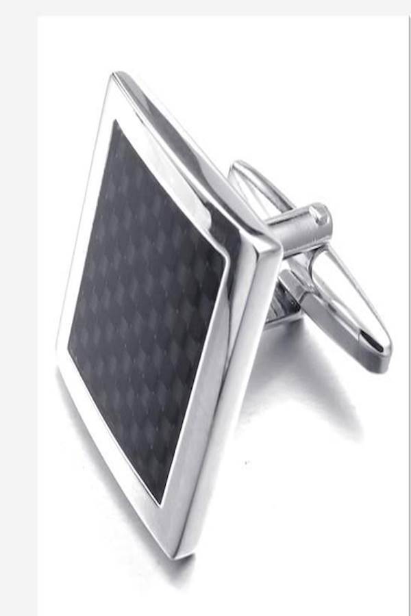 Generic - Carbon Fiber Classic Luxury Leisure Cufflinks - Image 1
