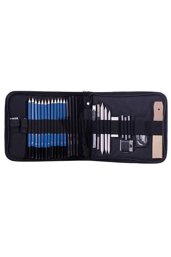 32Piece Wooden Drawing And Sketch Pencil Set - Image 3