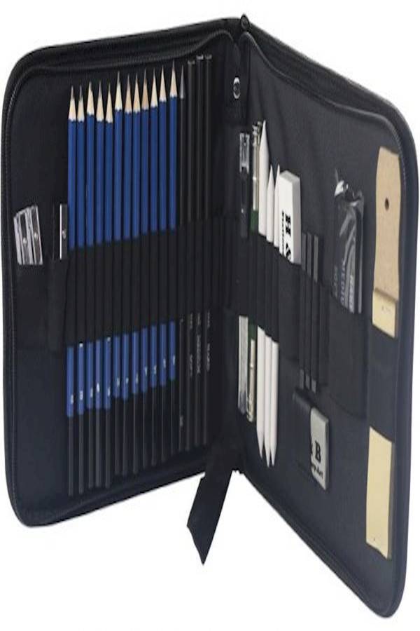 32Piece Wooden Drawing And Sketch Pencil Set - Image 1