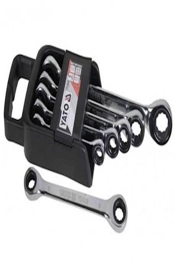 Yato 5-Piece Double Ratchet Wrench Set