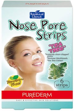 Purederm Nose Pore Strips Tea Tree 6 Strips 