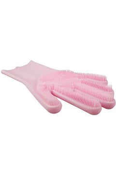 Generic Waterproof Silicone Gloves Pink  - Image 3