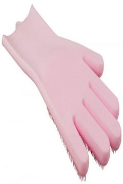 Generic Waterproof Silicone Gloves Pink  - Image 4