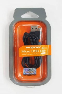 وبو كابل بمنفذ Micro USB مقاس 1000 مم للهواتف التي تعمل بنظام الأندرويد 
