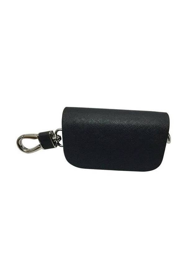 Leather Car Key Wallet Zipper Case Key Chain - Image 3