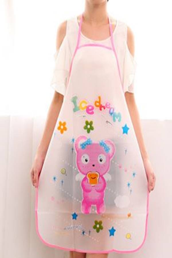 Women's Waterproof Apron Kitchen Cooking Dress Ice dream - Image 2