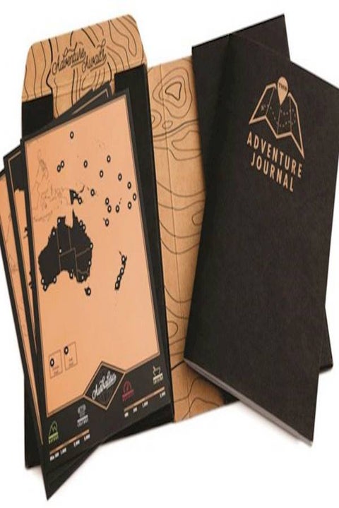 Scratch World Map Travel Edition Personalised Journal Log