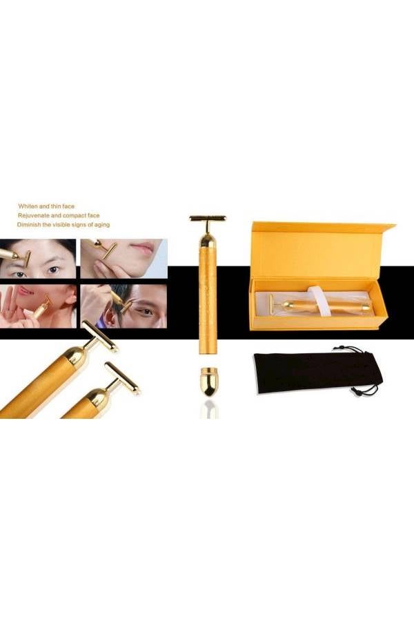 جهاز تدليك الوجه إنرجي بيوتي بار ذهبي 280جرام - Image 5