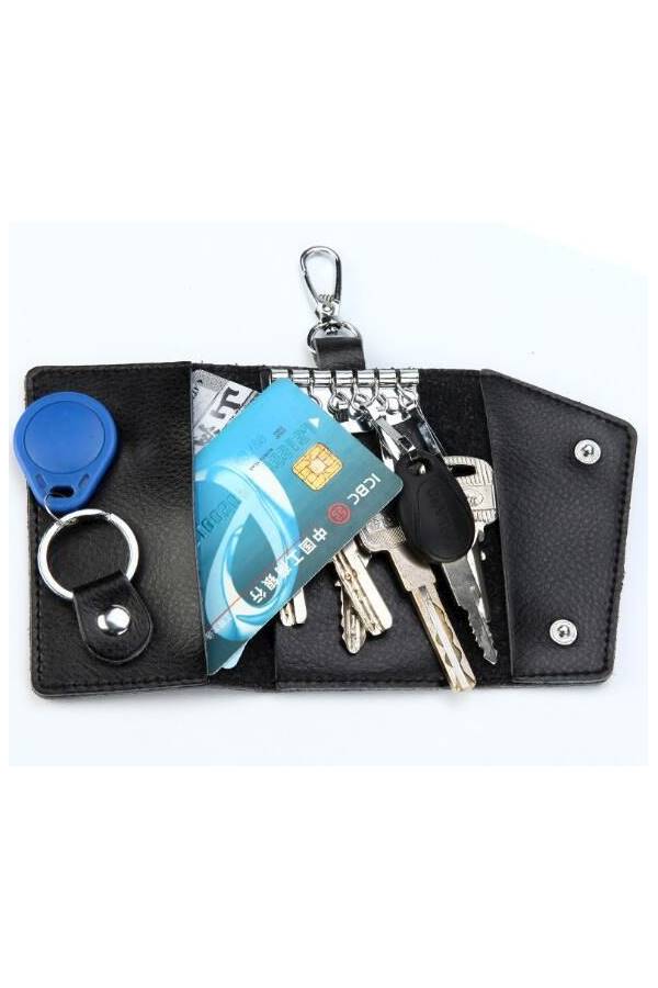 Multifunctional Car Keychain And Bag Set Black - Image 5