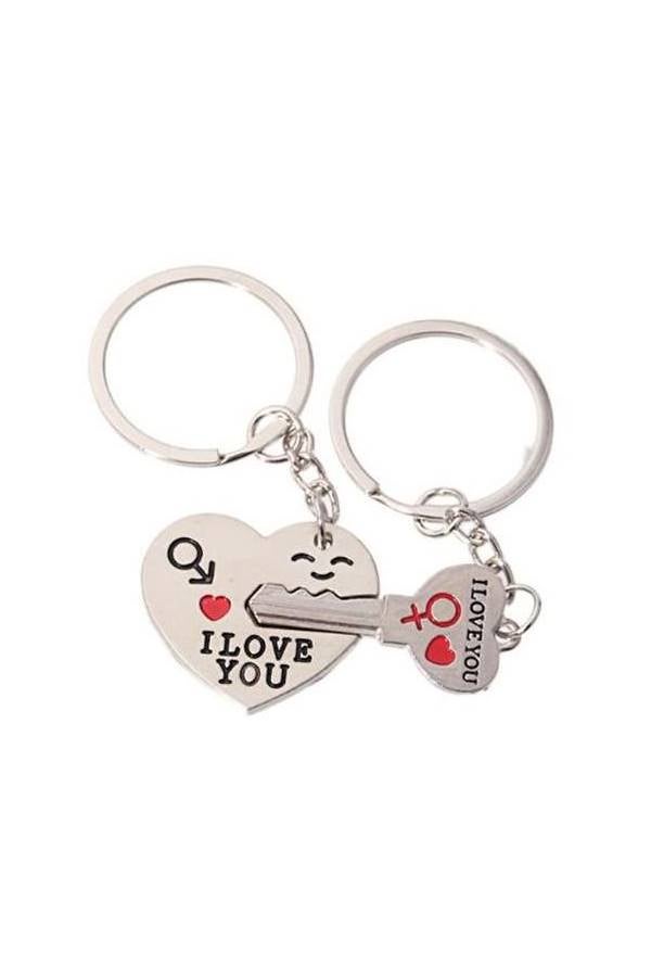 I Love You Heart+Arrow + Key Couple Key Chain - Image 4