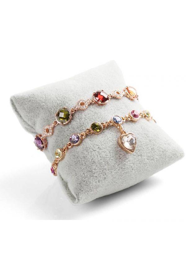 Generic 3Pcs Velvet Pillow Display Bracelet Bangle Watch Chain Holder Jewelry Display Stand Organizer  - Image 3