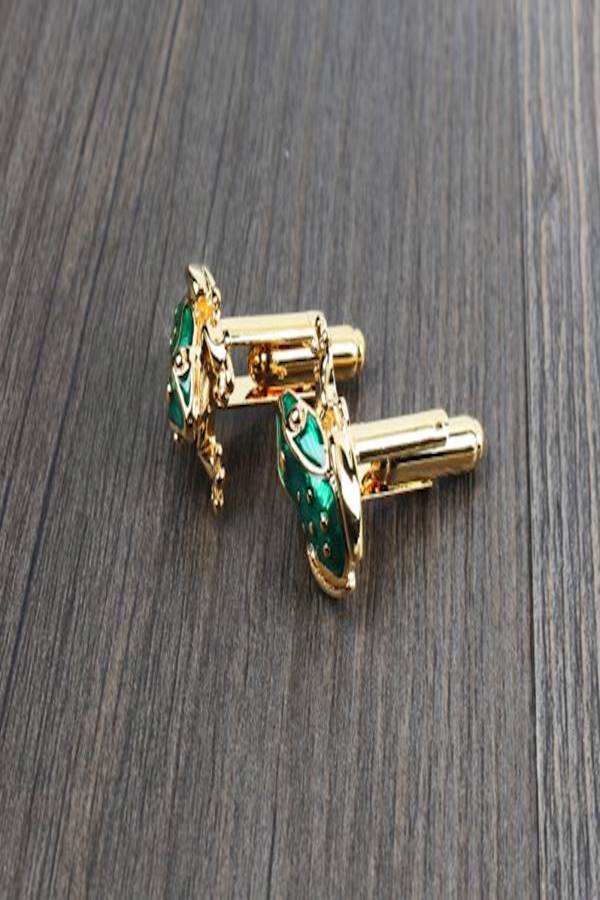 Generic - Personalized Frog Shaped Cufflinks - Image 1