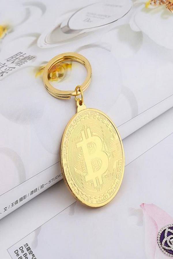 Bitcoin Logo Key Chain