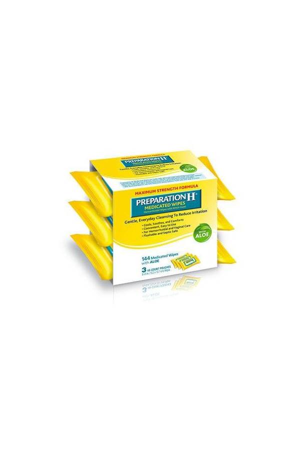 Preparation H Pack Of 3 Hemorrhoid Wipes 
