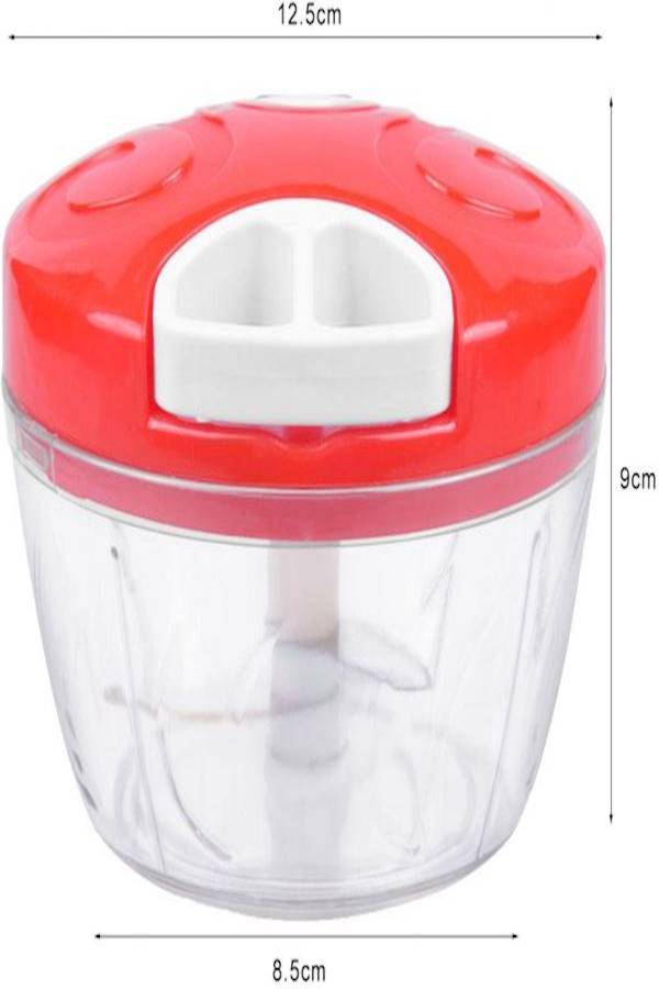Speedy Chopper - Hand  Essential Kitchen Tools Vegetable Fruits Onion Chopped 3-Blades - Image 1