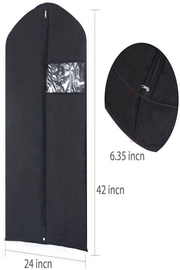 Generic - 3-Piece Coat Outfit Bags Set Black - Image 1