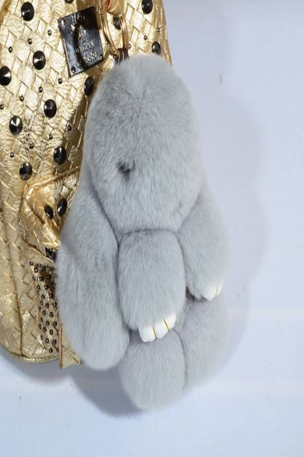 سلسلة مفاتيح بتصميم دمية على شكل أرنب - Image 2