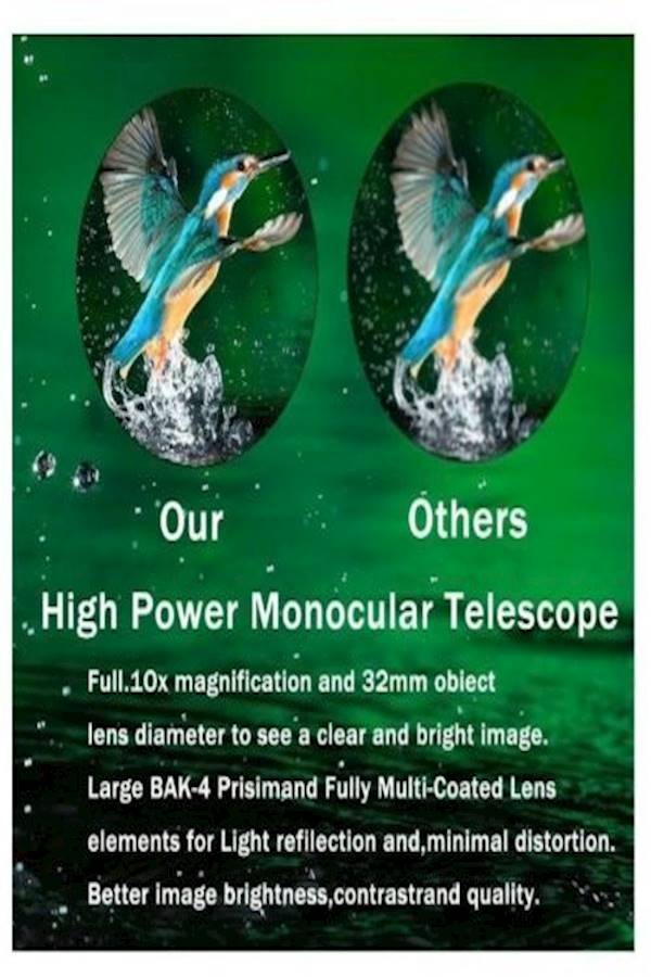 Generic Monocular Telescope With Phone Clip And Tripod  - Image 5