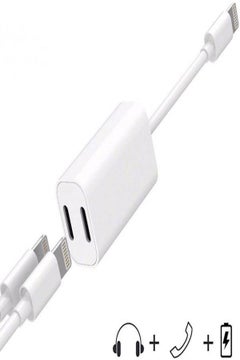 Generic Dual Splitter Lightning Cable Adapter White  - Image 5