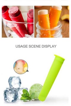 Generic 6PCS/Set Silicone Ice Stick Molds Form for Ice Cream Maker DIY Summer Frozen Ice Cream Mold kitchen Tools Popsicle Maker Lolly Mould (Color randomly sent)  - Image 4
