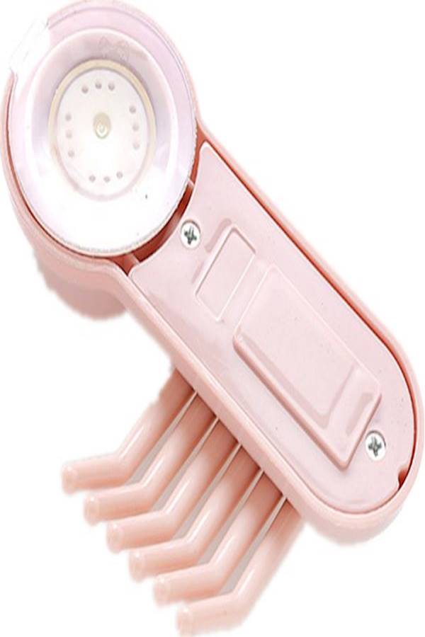 Six Claws Design Suction Cup Wall Hanger Hook Pink - Image 3