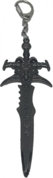 سلسلة مفاتيح بتصميم سيف كلاسيكي، لون أسود - Image 3