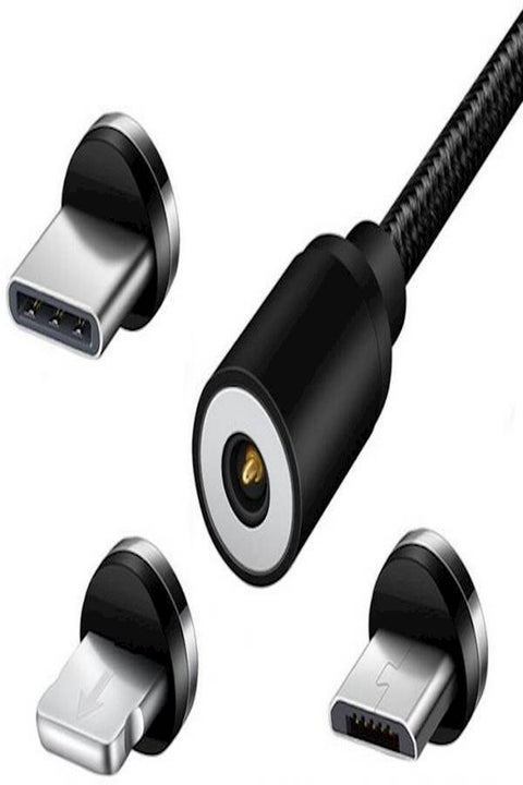 Magnetic Cable For Iphone Micro USB Type C Mobile Phone Fast Charging Type-C Magnet Charger USB Cable No Data Wire
