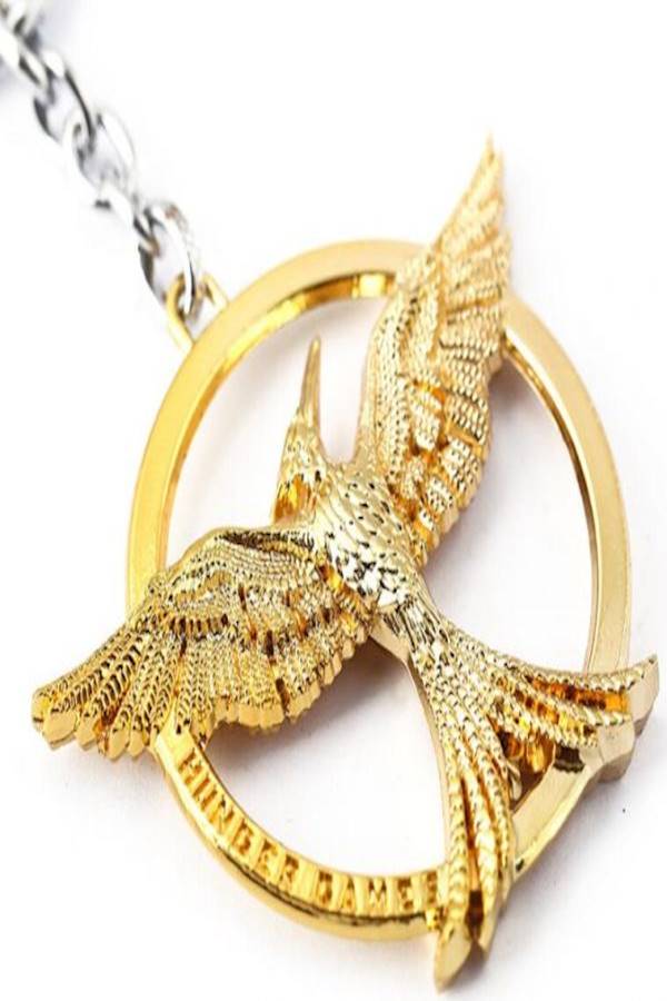 The Hunger Games Rerip Mocking Bird Metal Key Chain