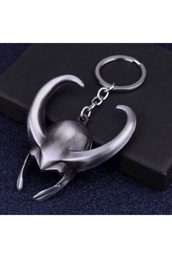 Generic Marvel Comics Avengers Thor Loki'S Helmet Metal Key Chain - Image 2