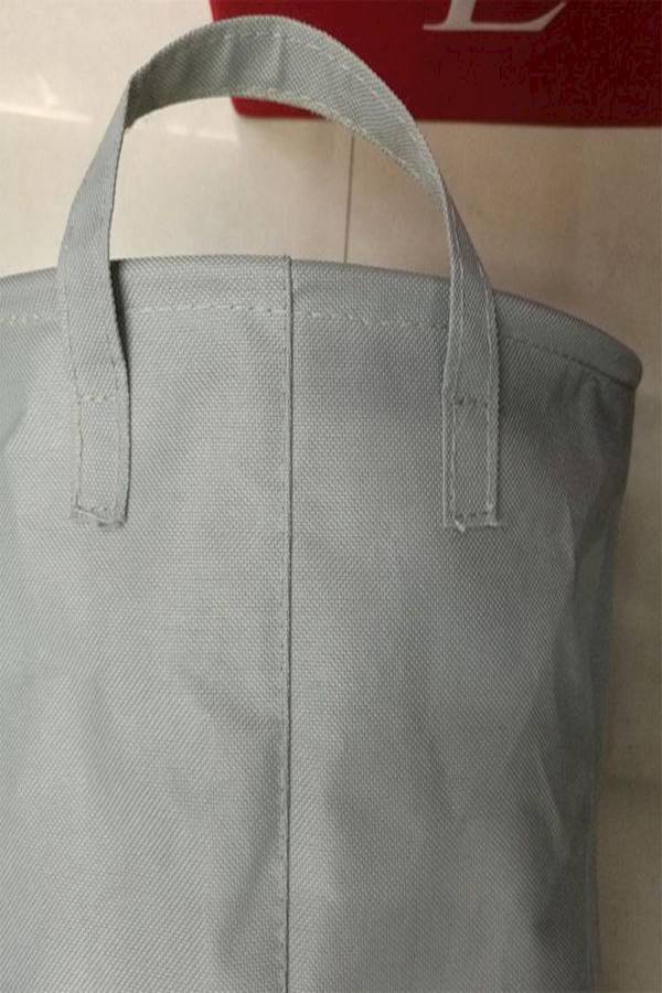 Laundry Clothes Basket Animal Canvas Sheets Toy Storage Bag Folding Storage Box Waterproof Clothes Basket Large Capacity Grey  - Image 5