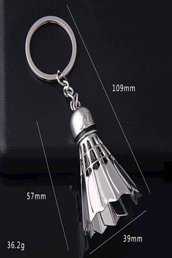 سلسلة مفاتيح بتصميم تنس الريشة - Image 4