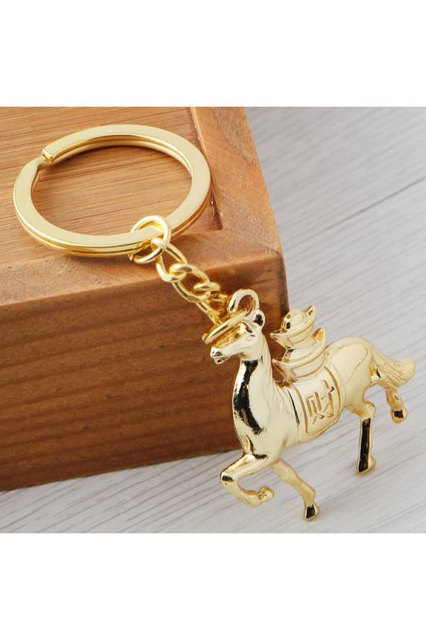 Generic Zinc Metal Hose Key Holder Casual Fashion Gold Key Chain - Image 3
