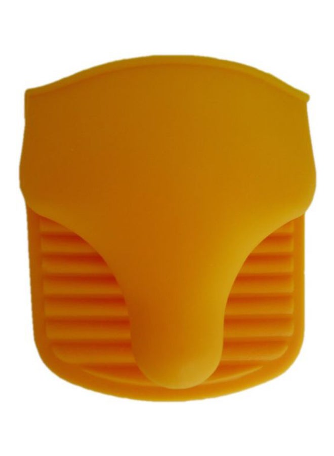 حامل أواني عازل للحرارة مصنوع من السيليكون أصفر 21جرام