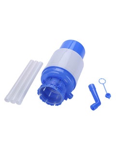 Generic Hand Press Water Pump Dispenser White/Blue  - Image 2