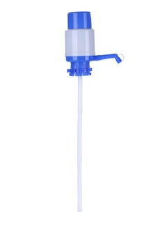Generic Hand Press Water Pump Dispenser White/Blue  - Image 1