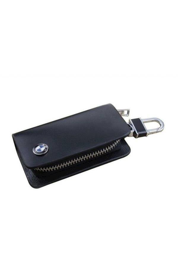 Bmw Leather Car Key Cover Black - Image 1