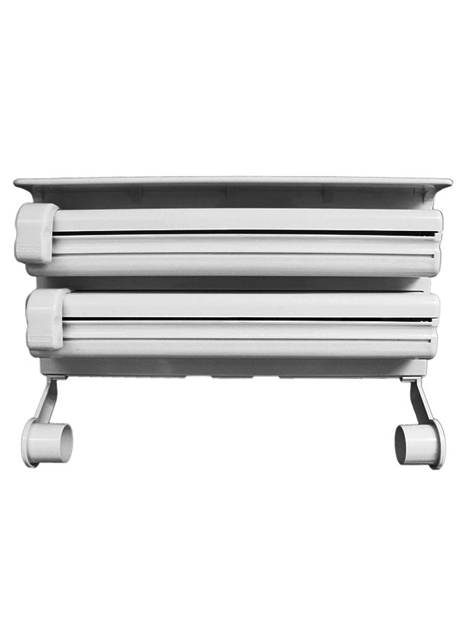 Triple Tissue Paper Dispenser White