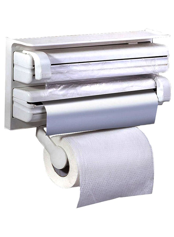 Triple Tissue Paper Dispenser White - Image 2