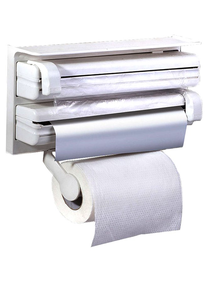 Triple Tissue Paper Dispenser White - Image 2
