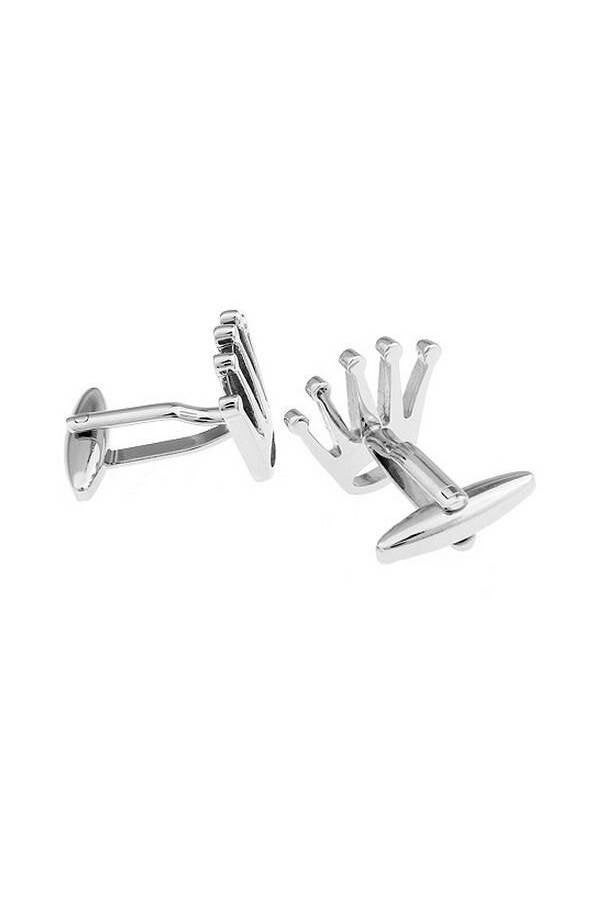 Generic - Alloy Crown Shaped Cufflinks - Image 1