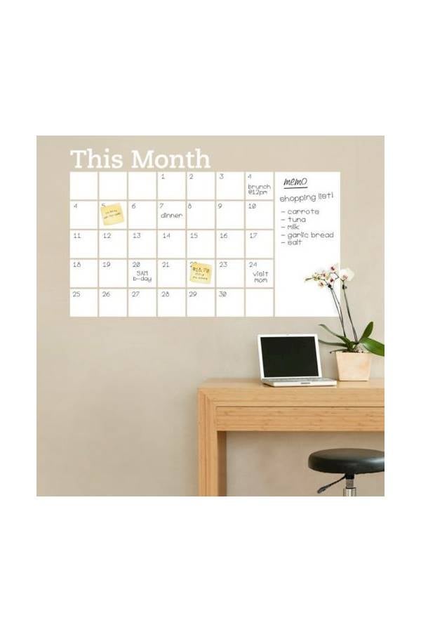 Home Decor This Month Board Stickers Engraved Pvc Waterproof Wall Stickers - Image 1