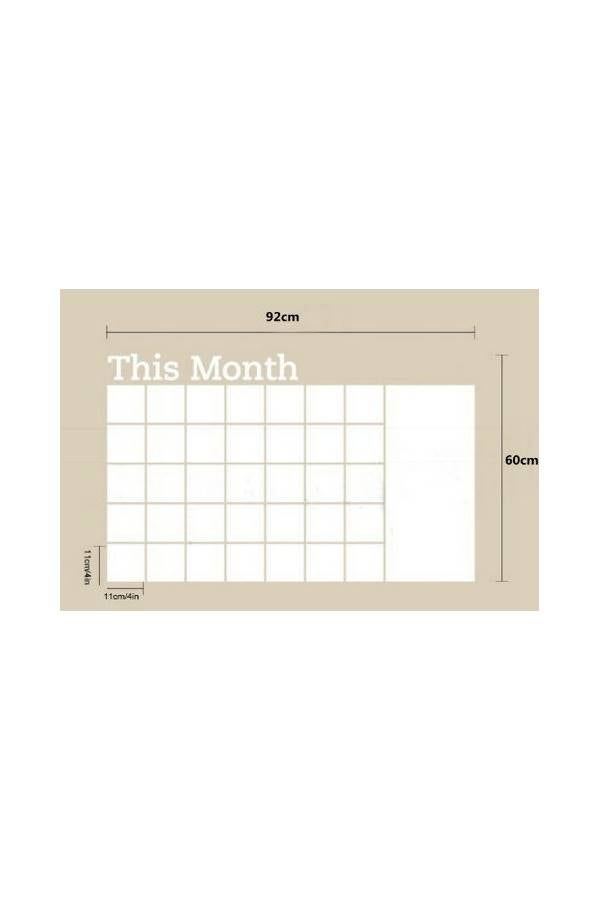 Home Decor This Month Board Stickers Engraved Pvc Waterproof Wall Stickers - Image 2