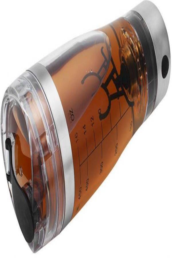 Portable Shaker Mixer Cup With Detachable Mixer Clear/Silver 3x3x4inch - Image 5