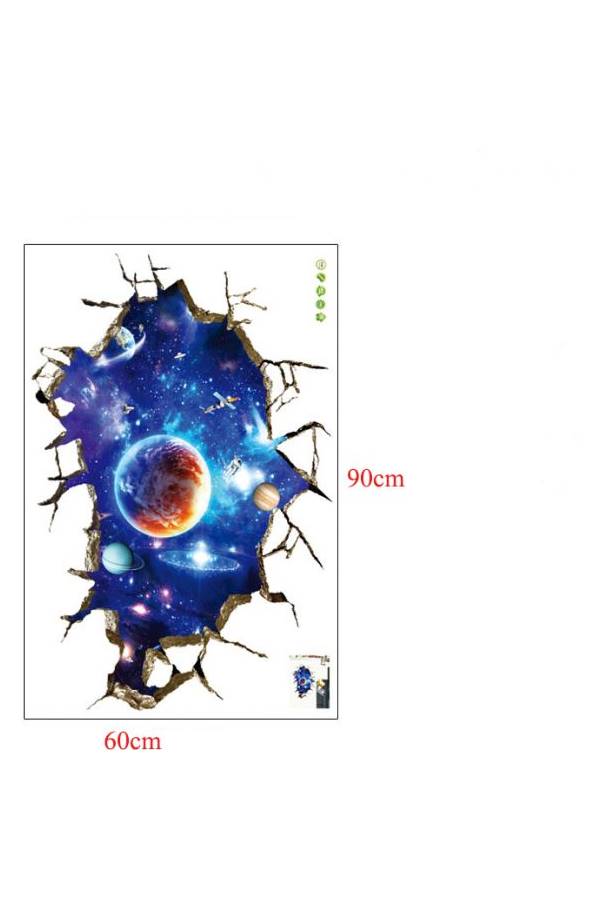 3D Space Galaxy Planet Wall Stickers For Home Decoration  - Image 5