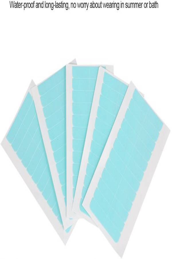 Double Side Hair Tape Blue/White 4x0.8cm - Image 4