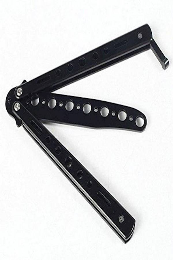 Generic Metal Practice Butterfly Knife Trainer Tool 620grams - Image 1