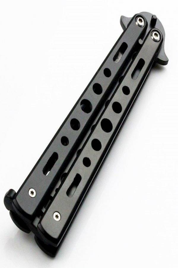 Generic Metal Practice Butterfly Knife Trainer Tool 620grams - Image 3