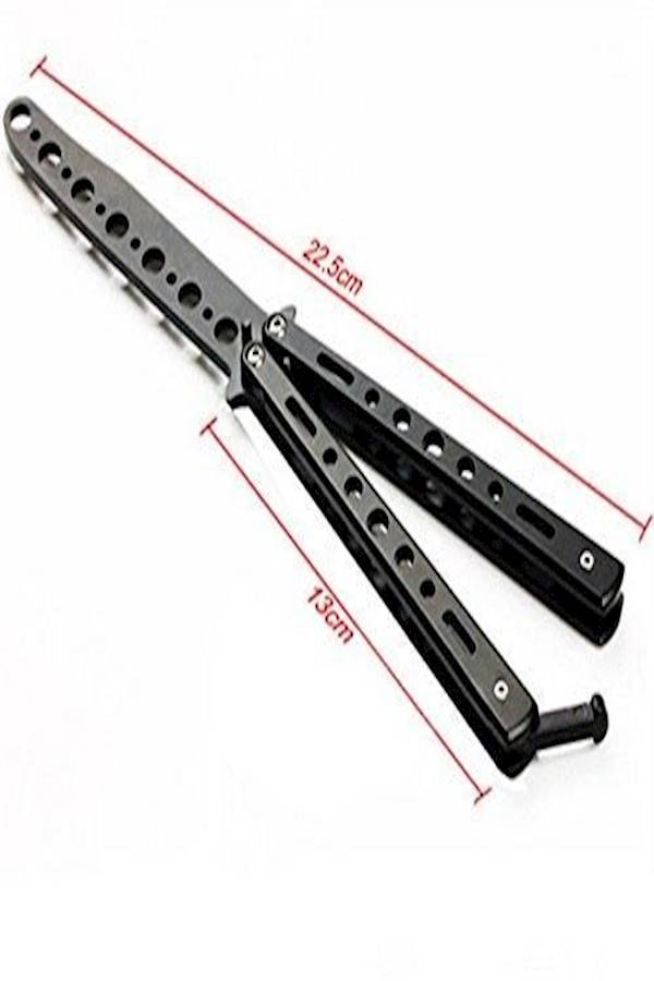 Generic Metal Practice Butterfly Knife Trainer Tool 620grams - Image 4