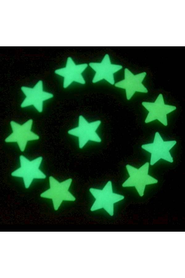 Generic - 100 Piece Luminous  Star Wall Stickers For Livingroom Glow In The Dark Festival Home Decoration - Image 1