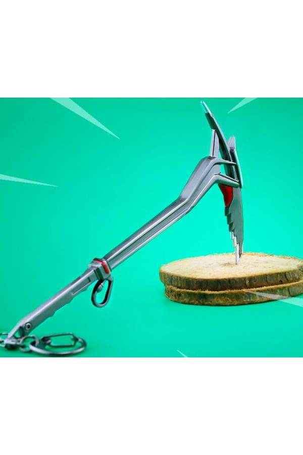 Fortnite Rock Climber Metal Pickaxe Hoe Model Figure Toys Collection Key Chain - Image 2